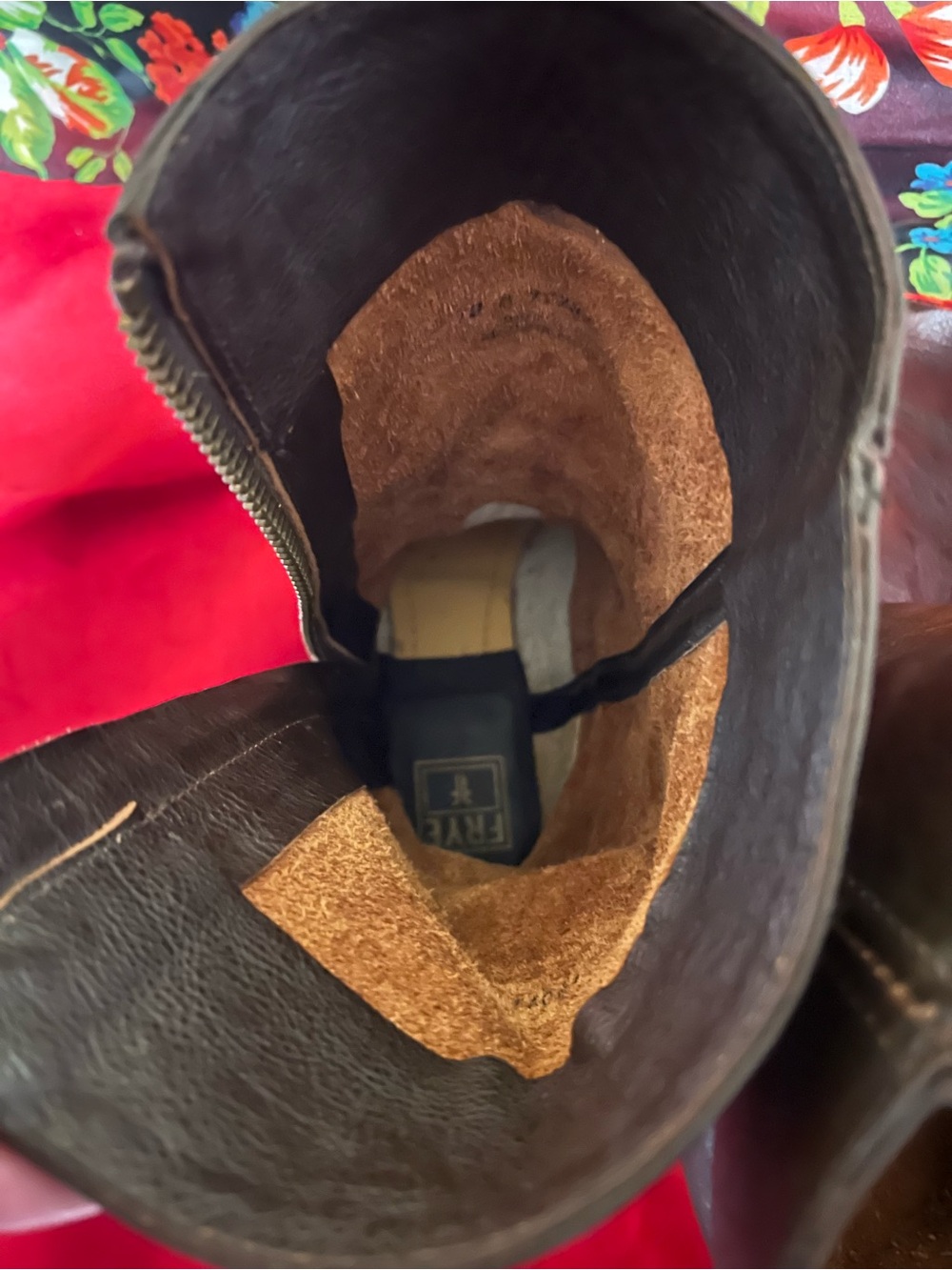 Frye Leather Riding Boots | Cognac Brown, Women's Size 10B - Picture 5 of 11